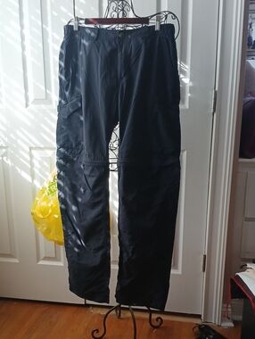 Columbia Men's Black Cargo Zip-Off Outdoor Pants